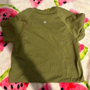 Lululemon swiftly size 2, bronze green